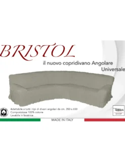 COPRIDIVANO ANGOLARE UNIVERSALE TIROLESE BRISTOL HOLLY ROSSO