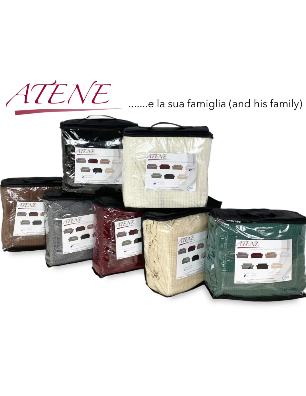 COPRIDIVANO elasticizzato ATENE universale GRIGIO bielastico