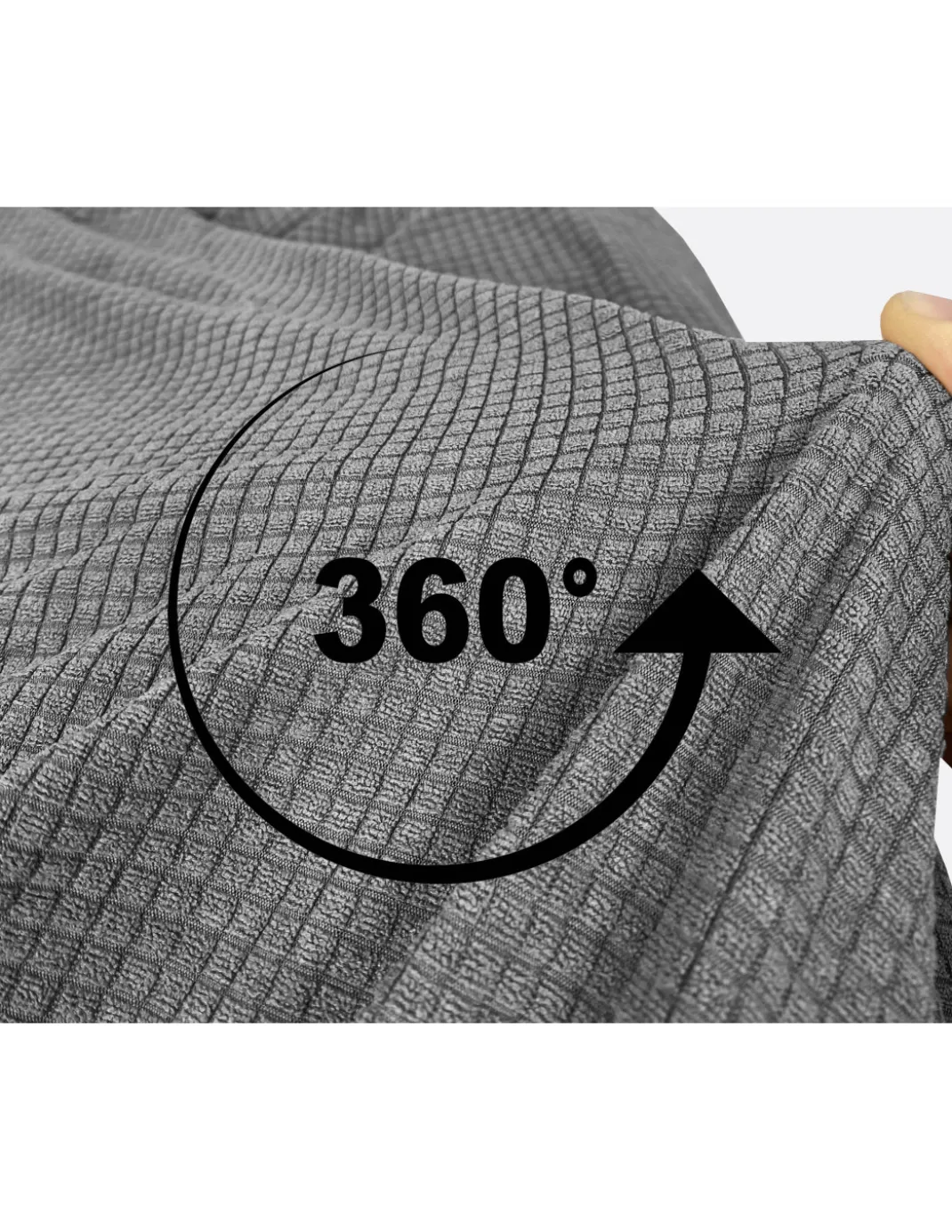 COPRIDIVANO elasticizzato ATENE universale GRIGIO bielastico