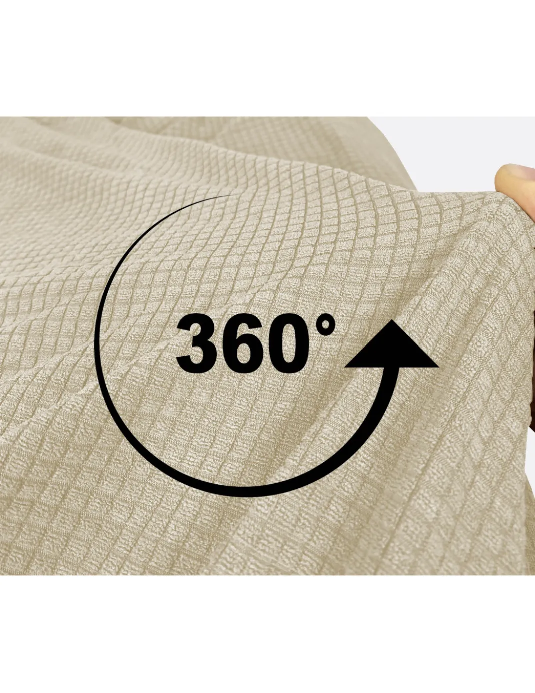 COPRIDIVANO elasticizzato ATENE universale BEIGE bielastico