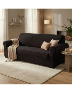 COPRIDIVANO elasticizzato ATENE universale NERO bielastico