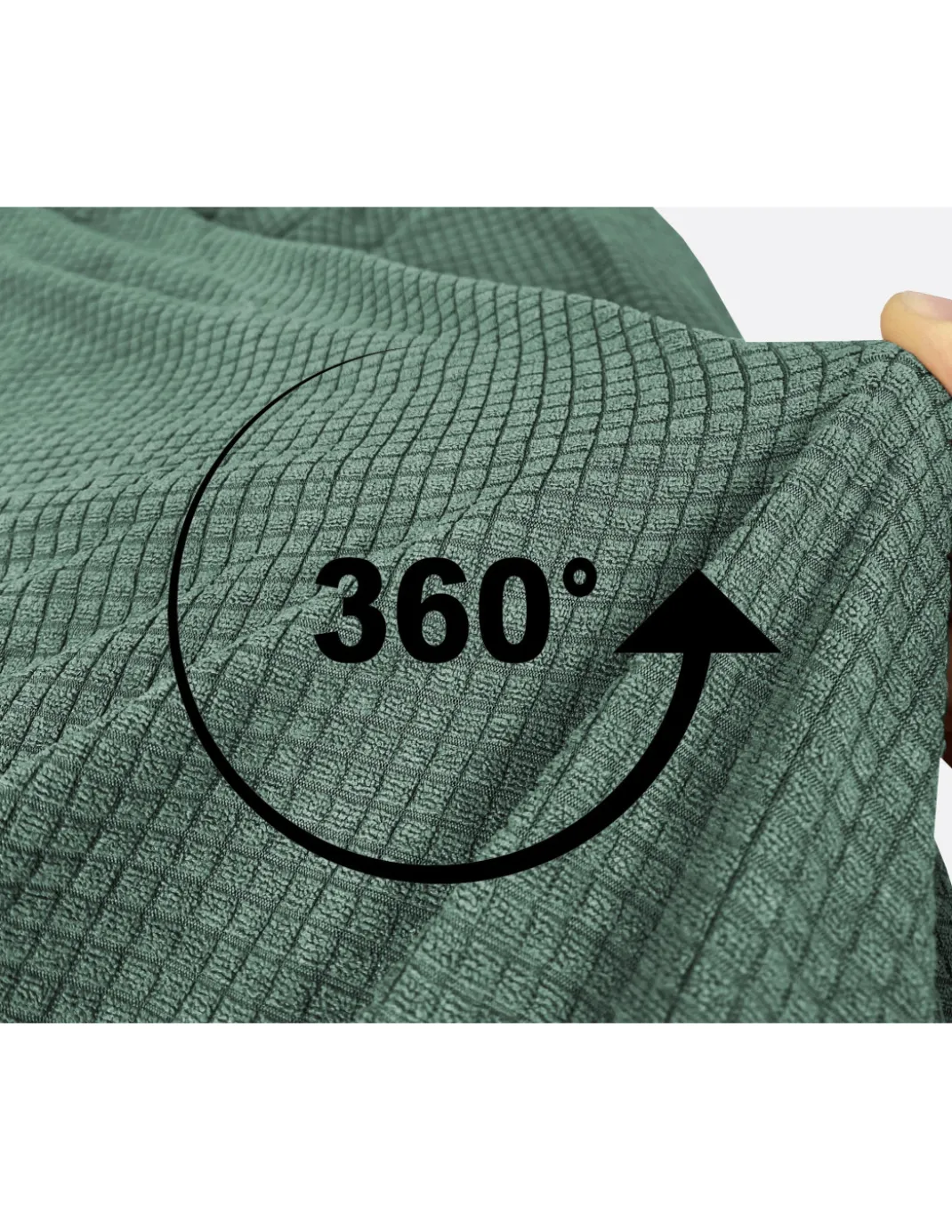 COPRIDIVANO elasticizzato ATENE universale VERDE bielastico