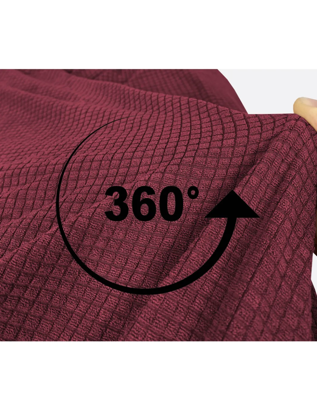 COPRIDIVANO elasticizzato ATENE universale BORDEAUX bielastico