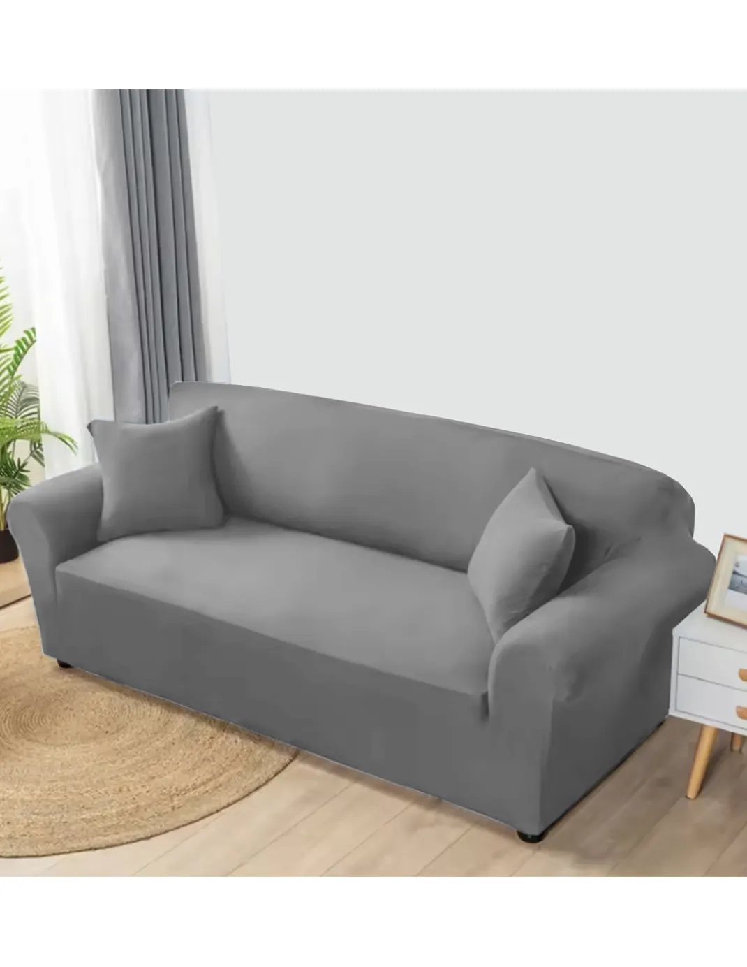 Copridivano FLASH GRIGIO elasticizzato ad alta Vestibilità