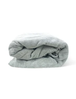 Copridivano New York Grigio Melange Elasticizzato, Antigraffio, per Divani con Braccioli, Telo Divano Universale, Made in Italy
