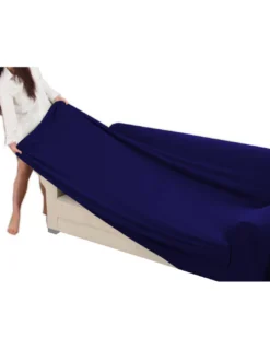 COPRIDIVANO Universale elasticizzato ROMA antimacchia BLU SCURO