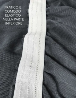 COPRIDIVANO Universale elasticizzato ROMA antimacchia GRIGIO SCURO
