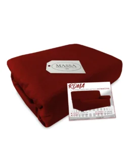 COPRIDIVANO Universale elasticizzato ROMA antimacchia BORDEAUX