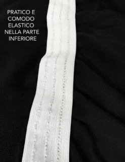 COPRIDIVANO Universale elasticizzato ROMA antimacchia NERO