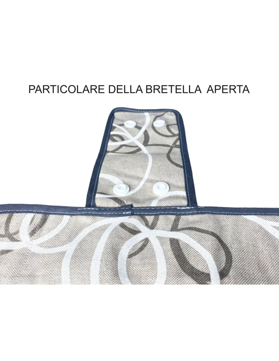 COPRIFORNO copri forno IN TESSUTO streamer GRIGIO