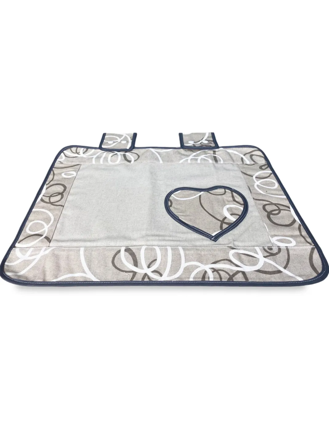 COPRIFORNO copri forno IN TESSUTO streamer GRIGIO