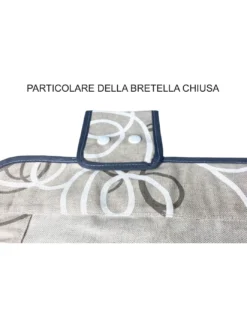 COPRIFORNO copri forno IN TESSUTO streamer GRIGIO