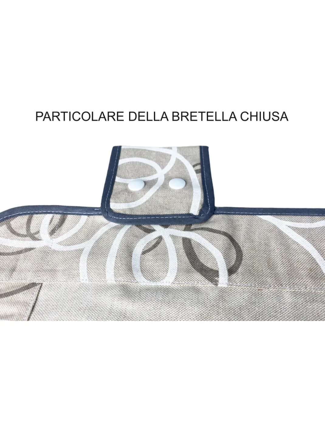 COPRIFORNO copri forno IN TESSUTO streamer GRIGIO