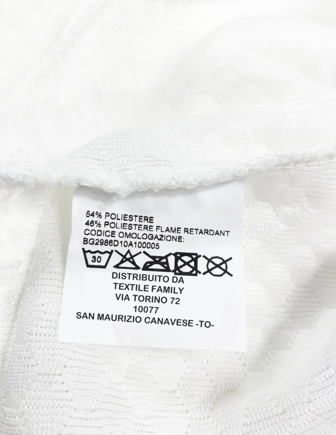 COPRI GUANCIALE Fuego Federa Cuscino IGNIFUGO ANTIFIAMMA Made in Italy