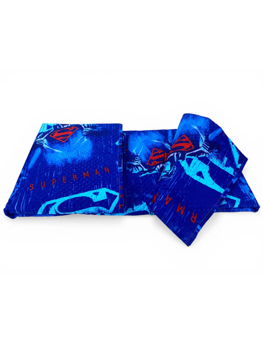 Copriletto Singolo Bambini 170x250 Superman DC Comics Blu “Dark Side” – Trapuntino Leggero 80 g/m², Made in Italy