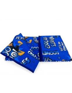 Copriletto Singolo Bambini 170x250 Daffy Duck Blu – Trapuntino Leggero 80 g/m² in Microfibra, Made in Italy
