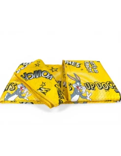 Copriletto Singolo Bambini 170x250 Bugs Bunny Giallo – Trapuntino Leggero 80 g/m² in Microfibra, Made in Italy