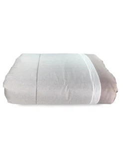 COPRILETTO Trapuntato FIOCCO © PUNTINATO Beige Made in Italy