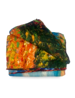COPRILETTO trapuntato Quadri d'Autore Papaveri Monet Matrimoniale