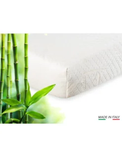 COPRIMATERASSO antiacaro in fibra di legno bamboo MALIBÙ ©