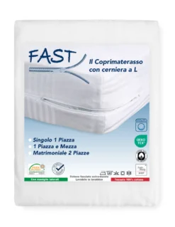 COPRIMATERASSO FAST A Sacco Con CERNIERA ZIP a L Tutte Le MISURE