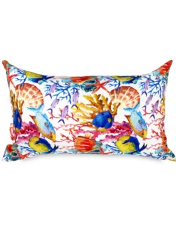 COPRIPIUMINO ACQUARIO Pesci Tropicali in Puro cotone Made in Italy