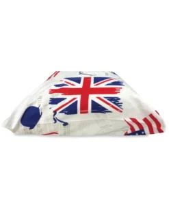 COPRIPIUMINO BANDIERA INGLESE e AMERICANA apple and Sherlock Holmes