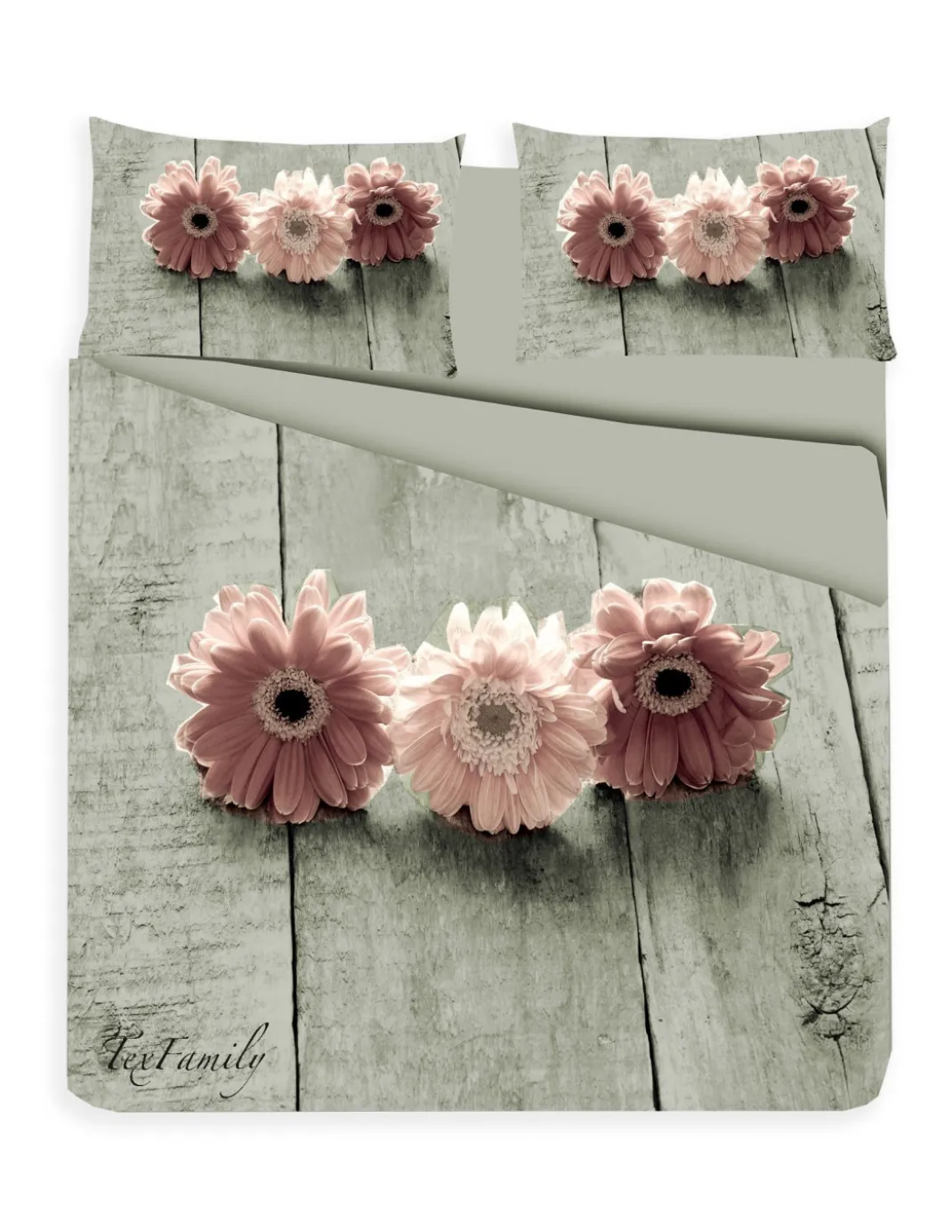 COPRIPIUMINO IMA.TEX FOTOGRAFICO GERBERA ROSA