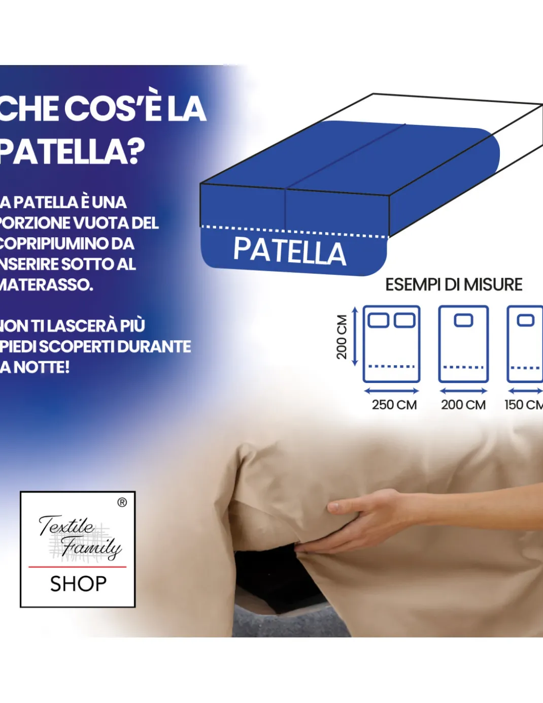 Copripiumino in Cotone Tinta Unita Bianco - Tempo di Dormire, 100% Puro Cotone, Morbido, Traspirante, Made in Italy