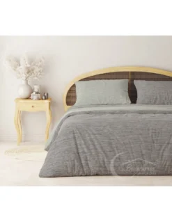 COPRIPIUMINO in flanella FLANELLATO BICOLORE Beige in Puro Cotone