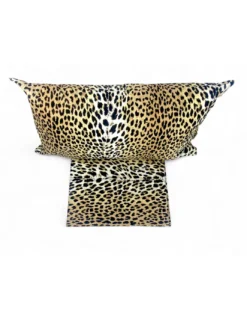Copripiumino Leopardato - Set Letto in Puro Cotone 100% - Singolo, Piazza e Mezza, Matrimoniale - Made in Italy