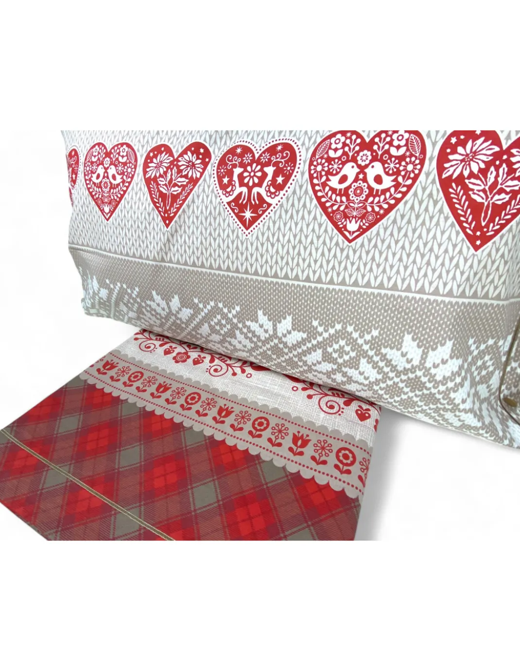 Copripiumino Matrimoniale in Flanella 250x200 cm "Tempo di Dormire" - Mezzenile | Stile Tirolese, Caldo e Made in Italy