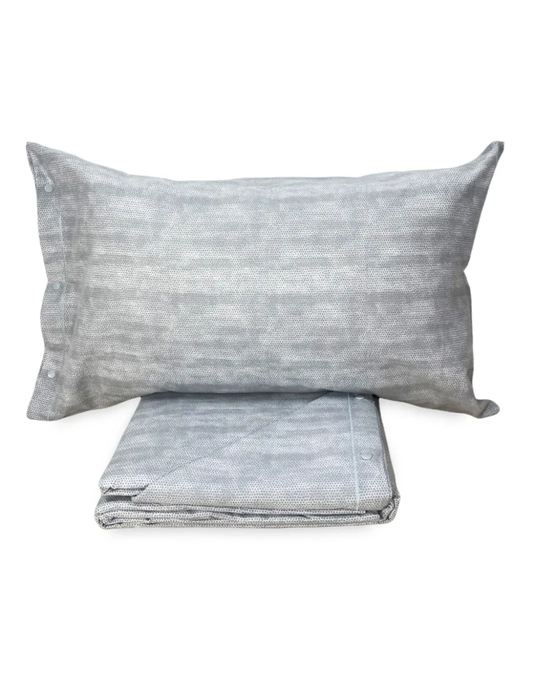 Copripiumino Matrimoniale in Flanella 250x200 cm "Tempo di Dormire" - Boy Grigio | Elegante, Caldo e Made in Italy