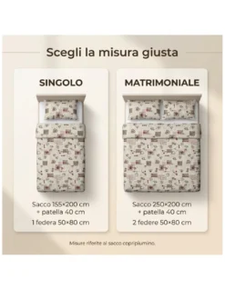 COPRIPIUMINO Tirolese dis. HOLLY CUORE country