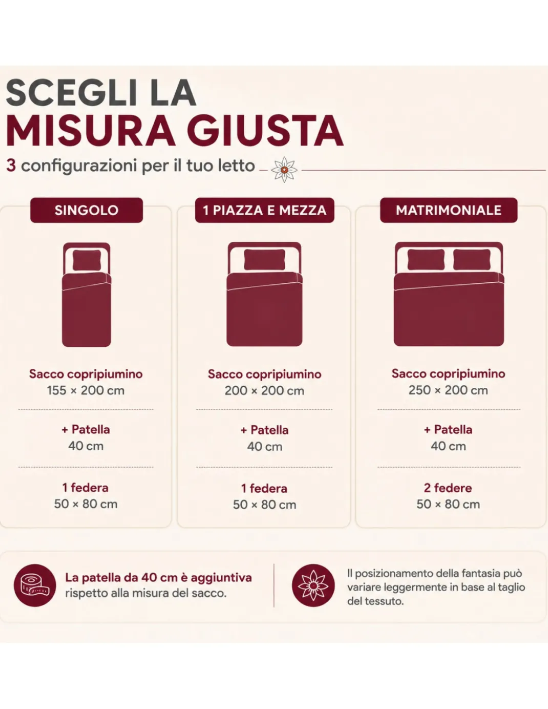 Copripiumino Tirolese Rush 100% Cotone Made in Italy con Sciatori, Cabinovie e Patella 40 cm