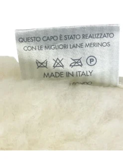 Copripoltrona in pura lana merinos artigianale Made in Italy, con tasche laterali e elastico, regalo perfetto per nonni e papà
