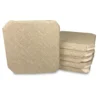 COPRISEDIA CON ALI TINTA UNITA IN TESSUTO CINIGLIATO BEIGE