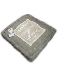 COPRISEDIA CUSCINO CASA E GIARDINO FUTON PARIS HOME IS WHERE THE LOVE CM.45X45