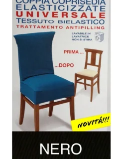 COPRISEDIA ELASTICIZZATO NEW YORK INTERO NERO
