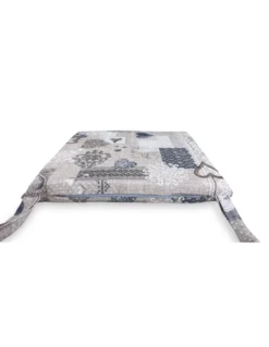 COPRISEDIA morbidone TESSUTO LONETA Tirolese SHABBY Beige CUSCINO SEDIA sfoderabile