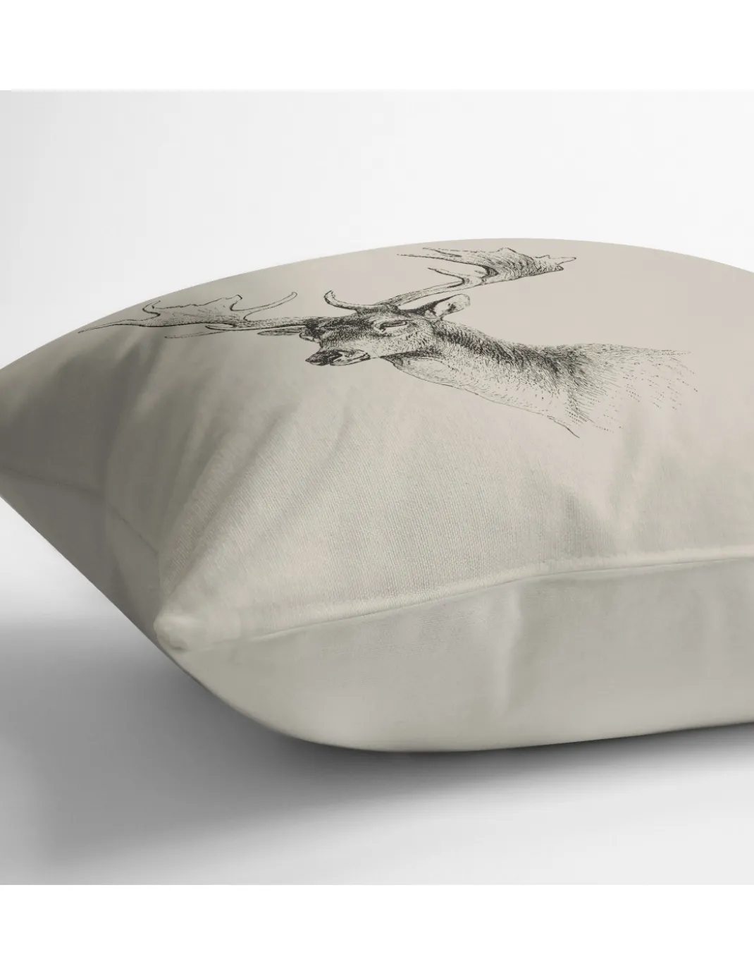 Cuscino ARREDO tirolese CERVO beige ECRÙ cm. 40x40