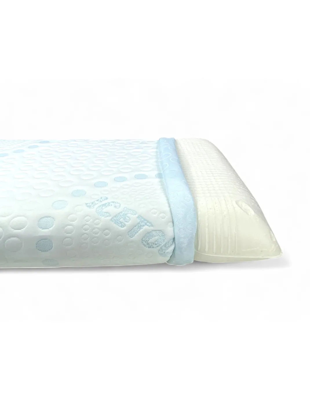 Cuscino Memory Foam FREDDO+ 75×45 cm – Effetto Ice-Touch Rinfrescante – Ergonomico Cervicale – Made in Italy, Sfoderabile