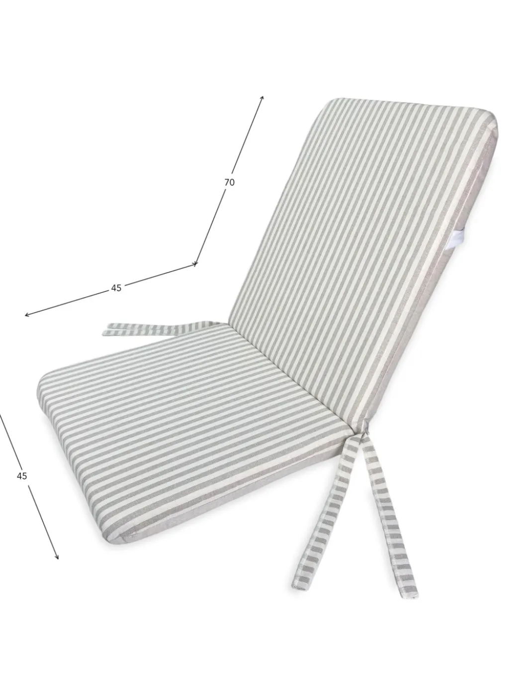 CUSCINO Sedia ALTO PER Poltrone SDRAIO Sfoderabile cm. 45X115X5 DA ESTERNO QUALITA Extra