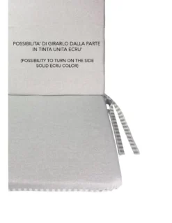 CUSCINO Sedia ALTO PER Poltrone SDRAIO Sfoderabile cm. 45X115X5 DA ESTERNO QUALITA Extra