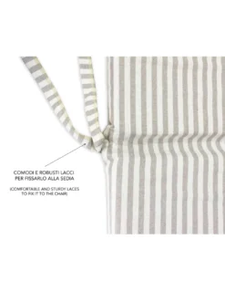CUSCINO Sedia ALTO PER Poltrone SDRAIO Sfoderabile cm. 45X115X5 DA ESTERNO QUALITA Extra