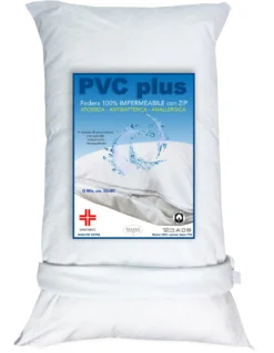 FEDERA PVC PLUS © copriguanciale IMPERMEABILE CON CERNIERA IN spugna DI COTONE
