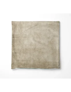 Federe perCuscino ARREDO VELVET BEIGE Tortora in Morbido tessuto Vellutato Antimacchia cm. 40 - 50 - 60 Made in Italy