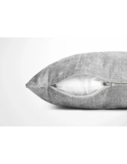Federe per Cuscino ARREDO VELVET GRIGIO in Morbido tessuto Vellutato Antimacchia cm. 40 - 50 - 60 Made in Italy