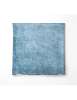 Federe per Cuscino ARREDO VELVET BLU in Morbido tessuto Vellutato Antimacchia cm. 40 - 50 - 60 Made in Italy