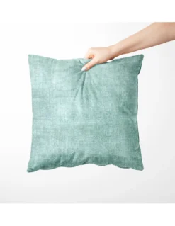 Federe per Cuscino ARREDO VELVET Verde in Morbido tessuto Vellutato Antimacchia cm. 40 - 50 - 60 Made in Italy